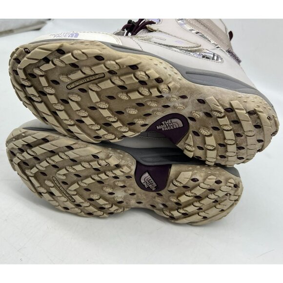 The North Face Girls Winter Snow Boots Size 4 Gray Toggle Waterproof Outdoors - Picture 16 of 16